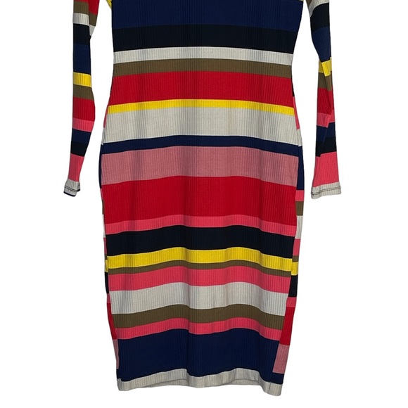 Anthropologie Plenty by Tracy Reese Vivid Striped Column Size Medium Dre… - Picture 4 of 9